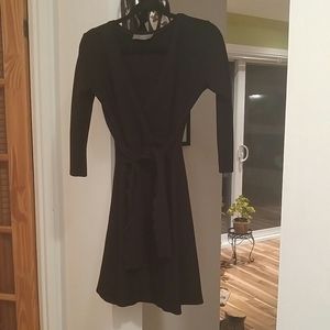 Little black dress with sleeves